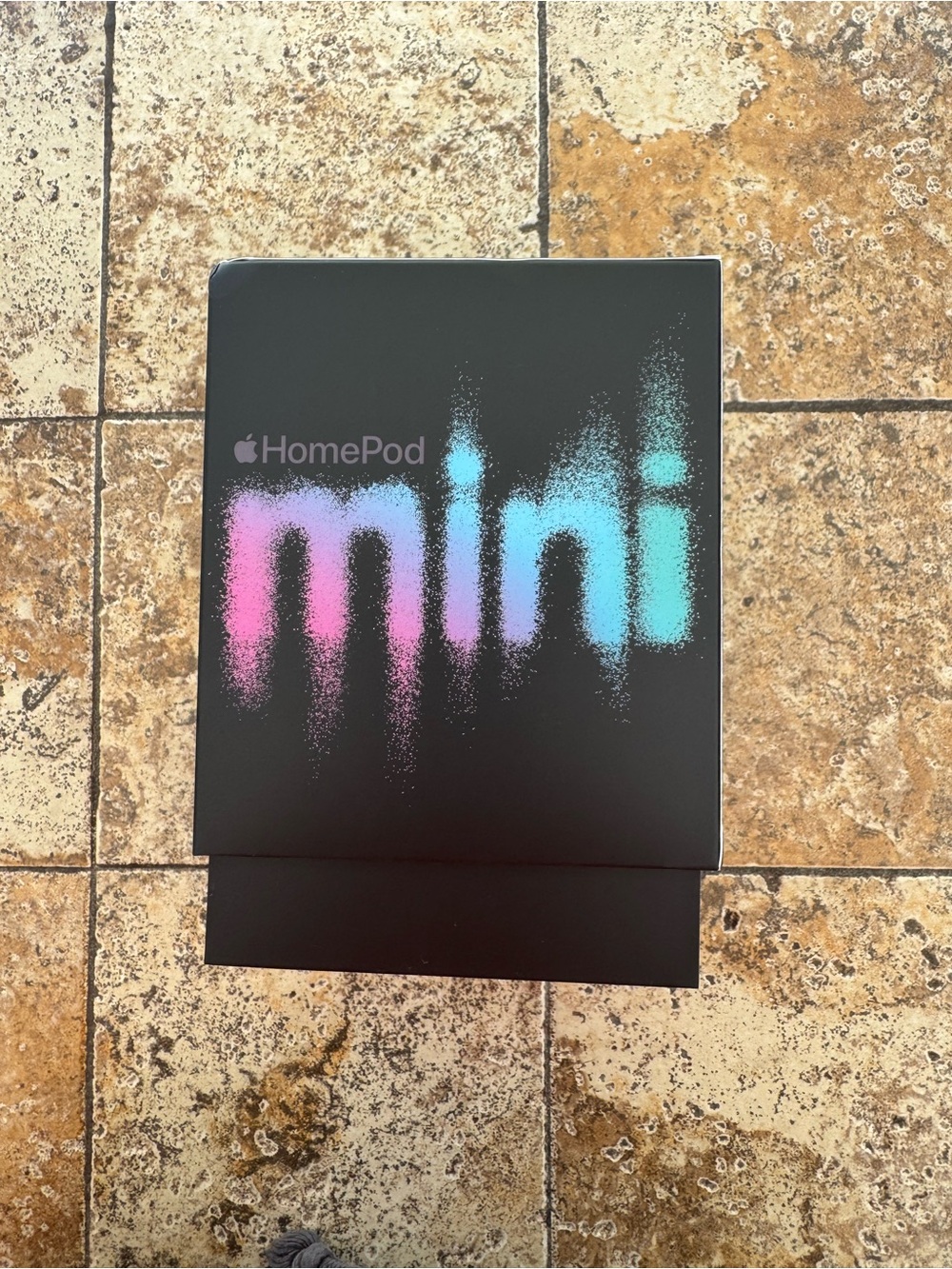Apple HomePod mini Box in Space Gray with Gradient 'mini' Accent